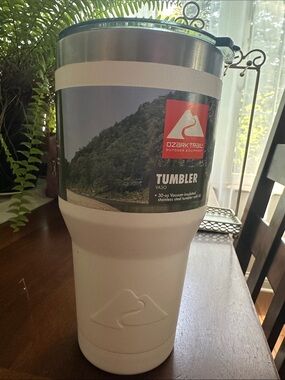 Ozark Trail White Stainless Steel 30oz Travel Tumbler